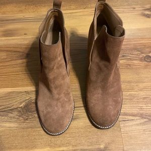 Lucky Brand wedge booties - worn a few times